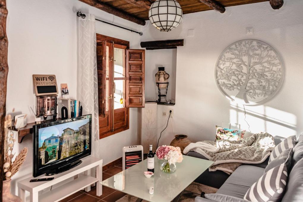 La Casita Del Arbol Blanco Appartement Bubión Buitenkant foto